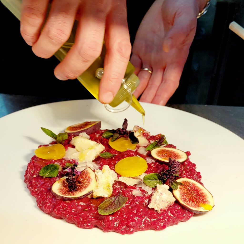 Menü Feier Risotto vegetarisch